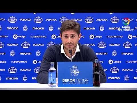 Rueda de prensa de Víctor Sánchez del Amo tras el RC Deportivo vs Málaga CF (0-2)