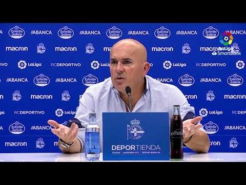 Rueda de prensa de Luis César tras el RC Deportivo vs Málaga CF (0-2)