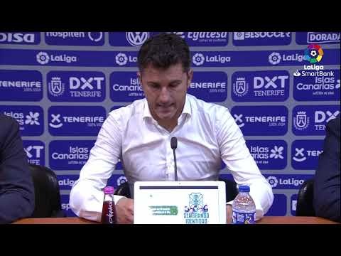Rueda de prensa de Iván Ania tras el CD Tenerife vs Real Racing Club (3-3)