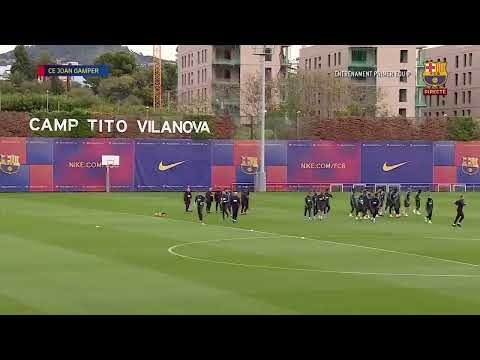 ? LIVE - Barça training session