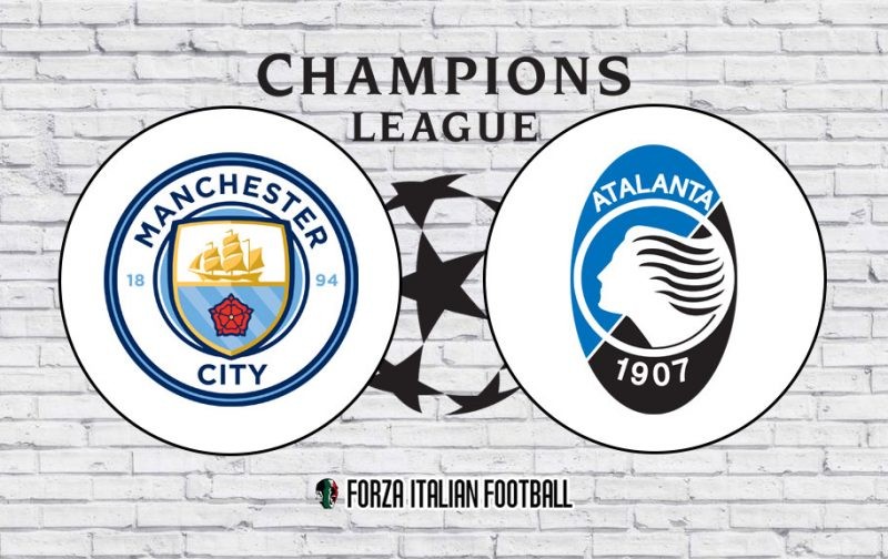 Manchester City v Atalanta: Official Line-Ups