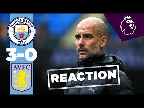 PEP GUARDIOLA REACTION | MAN CITY 3-0 ASTON VILLA