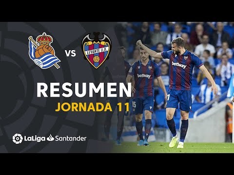 Resumen de Real Sociedad vs Levante UD (1-2)