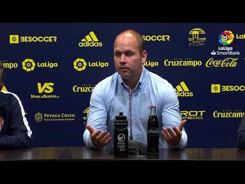 Rueda de prensa de  José Alberto López tras el Cádiz CF vs Real Sporting (3-1)