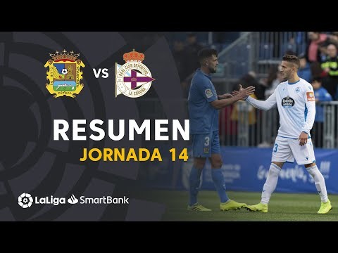 Resumen de CF Fuenlabrada vs RC Deportivo (1-1)