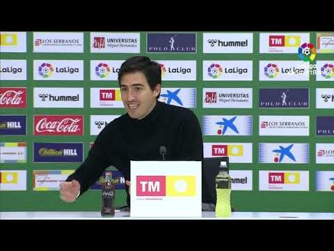 Rueda de prensa de Andoni Iraola tras el Elche CF vs CD Mirandés (4-2)