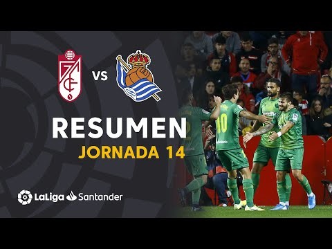 Resumen de Granada CF vs Real Sociedad (1-2)