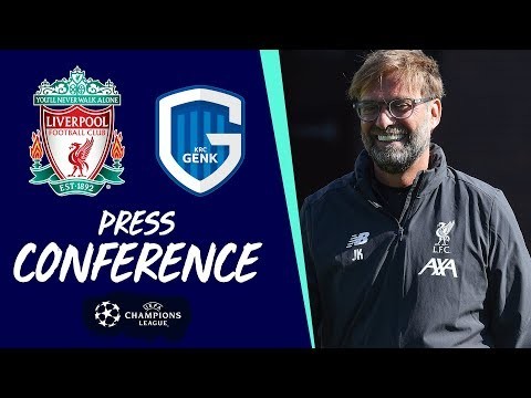 Liverpool's Champions League press conference | Genk