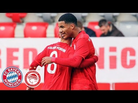 U19 nach Kantersieg kurz vor KO-Phase | FC Bayern - Olympiakos 6:0 | Highlights - UEFA Youth League