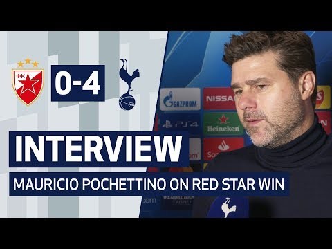 INTERVIEW | MAURICIO POCHETTINO ON RED STAR WIN | Crvena Zvezda 0-4 Spurs