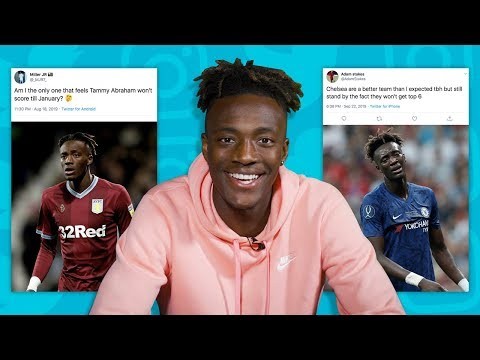 TAMMY ABRAHAM REACTS TO HIS HATERS PREDICTIONS! | #UNFILTERED