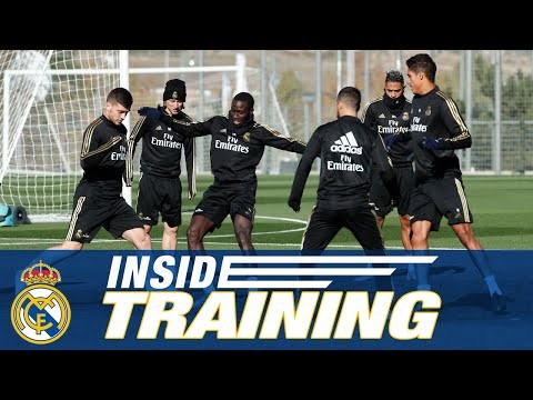 Real Madrid final training session ahead of SD Éibar!