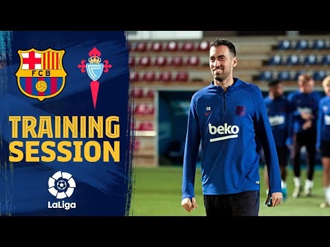 Final session before LaLiga match against Celta