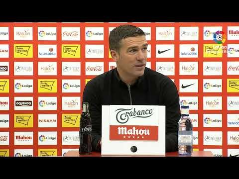 Rueda de prensa de  Luis Carrión tras el Real Sporting vs CD Numancia (0-1)