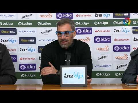 Rueda de prensa de Jon Pérez Bolo tras el Real Racing Club vs SD Ponferradina (2-2)