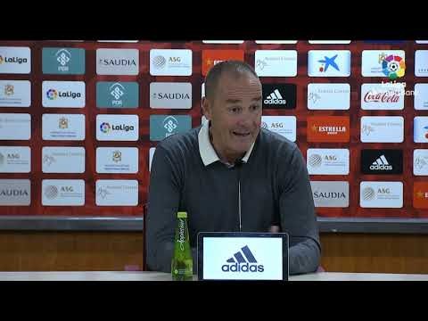 Rueda de prensa de Víctor Fernández tras el UD Almería vs Real Zaragoza (1-1)