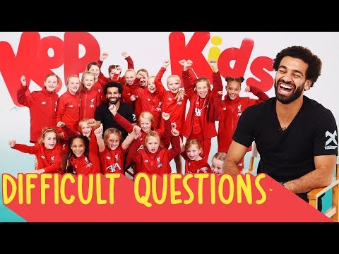 Mo Salah quizzed by 8 year old girls | Fortnite dance moves, FIFA 20 ratings and Scouse