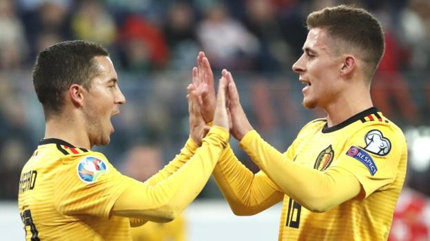 Russia 1-4 Belgium: Eden Hazard double as Red Devils continue flawless form