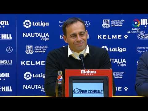 Rueda de prensa de  Fran Fernández tras el AD Alcorcón vs Málaga CF (1-0)