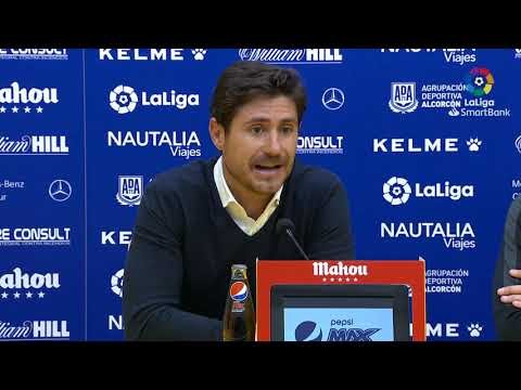 Rueda de prensa de  Víctor Sánchez del Amo tras el AD Alcorcón vs Málaga CF (1-0)