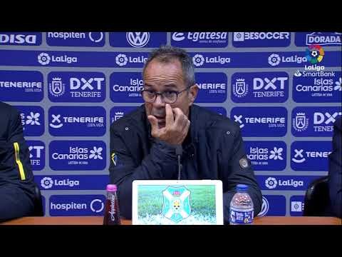 Rueda de prensa de Álvaro Cervera tras el CD Tenerife vs Cádiz CF (1-1)