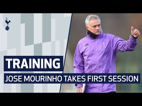 TRAINING | JOSE MOURINHO TAKES HIS FIRST TRAINING SESSION AT SPURS