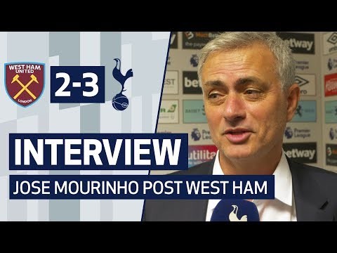 INTERVIEW | JOSE MOURINHO ON THREE POINTS AGAINST WEST HAM | West Ham 2-3 Spurs