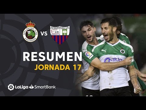 Resumen de Real Racing Club vs Extremadura UD (3-0)