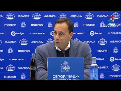 Rueda de prensa de  Fran Fernández tras el RC Deportivo vs AD Alcorcón (0-0)