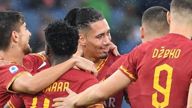 Roma 3-0 Brescia: Man Utd loanee Chris Smalling scores one and assists two