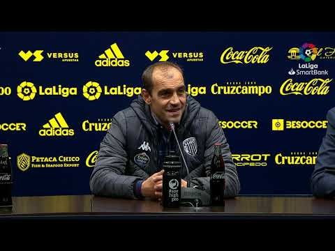 Rueda de prensa de Eloy Jiménez tras el Cádiz CF vs CD Lugo (2-1)