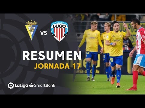 Resumen de Cádiz CF vs CD Lugo (2-1)