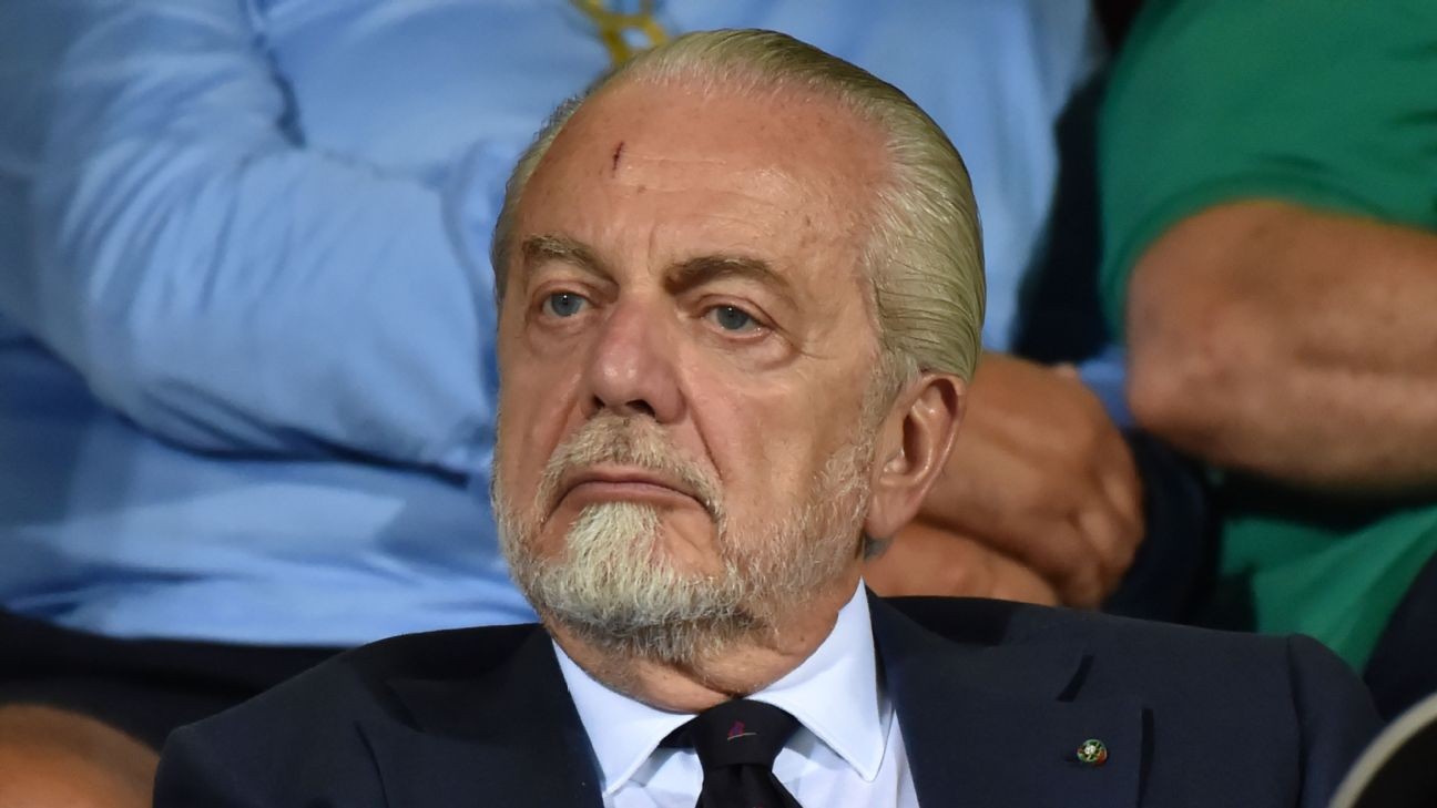 Sources: Napoli president De Laurentiis fines first team ¬2.5m for mutiny