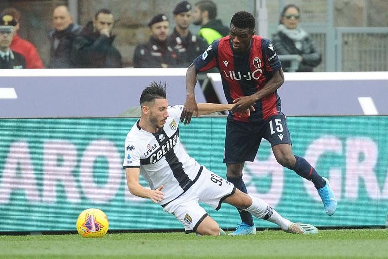 BOLOGNA: 100 APPEARANCES FOR MBAYE