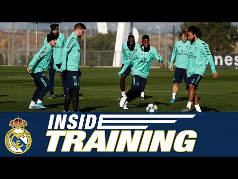 Pre-PSG training at Real Madrid City!