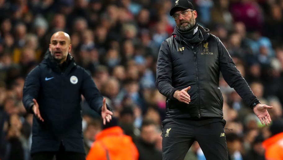 Pep Guardiola Jokes With Jurgen Klopp That Liverpool & Manchester City Should Swap Trophies