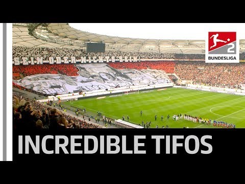 Stunning Derby Tifos in Bundesliga 2