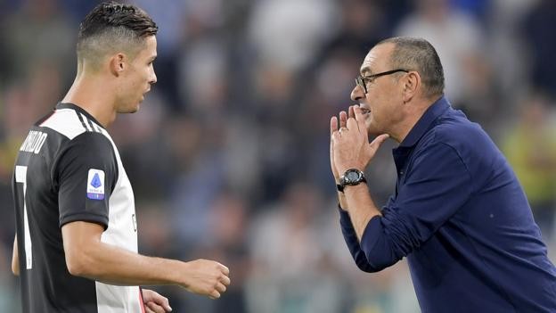 Juventus v Atletico Madrid: Ronaldo relationship is 'good' - Sarri