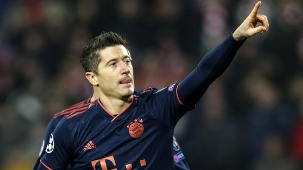 Red Star Belgrade 0-6 Bayern Munich: Robert Lewandowski scores four