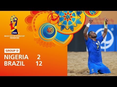 Nigeria v Brazil [Highlights] - FIFA Beach Soccer World Cup Paraguay 2019™