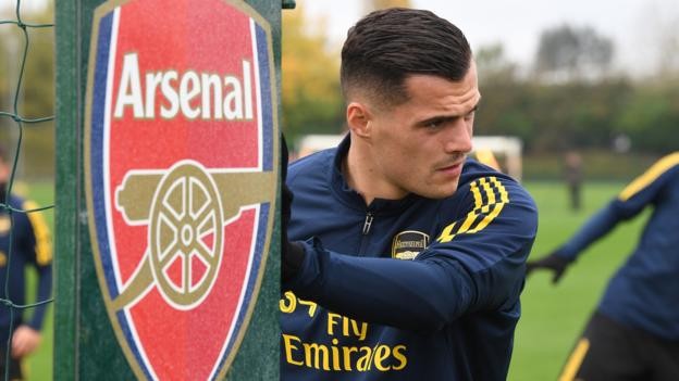 Arsenal v Eintracht Frankfurt: Granit Xhaka could make return