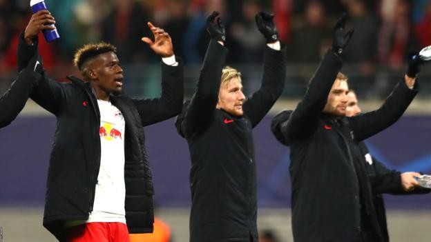 RB Leipzig 2-2 Benfica: German side reach Champions League last 16 for first time