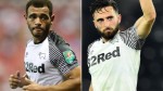 Derby County: Graeme Shinnie and Mason Bennett both out for 'few months'