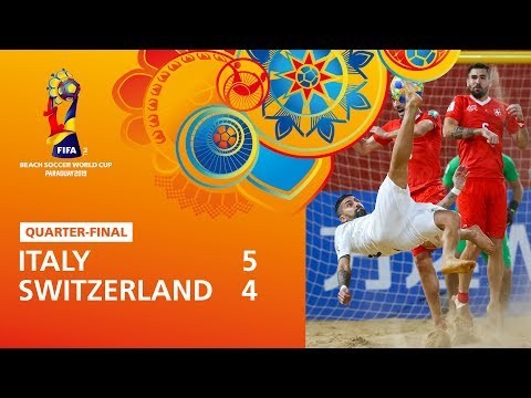 Italy v Switzerland [Highlights] - FIFA Beach Soccer World Cup Paraguay 2019™