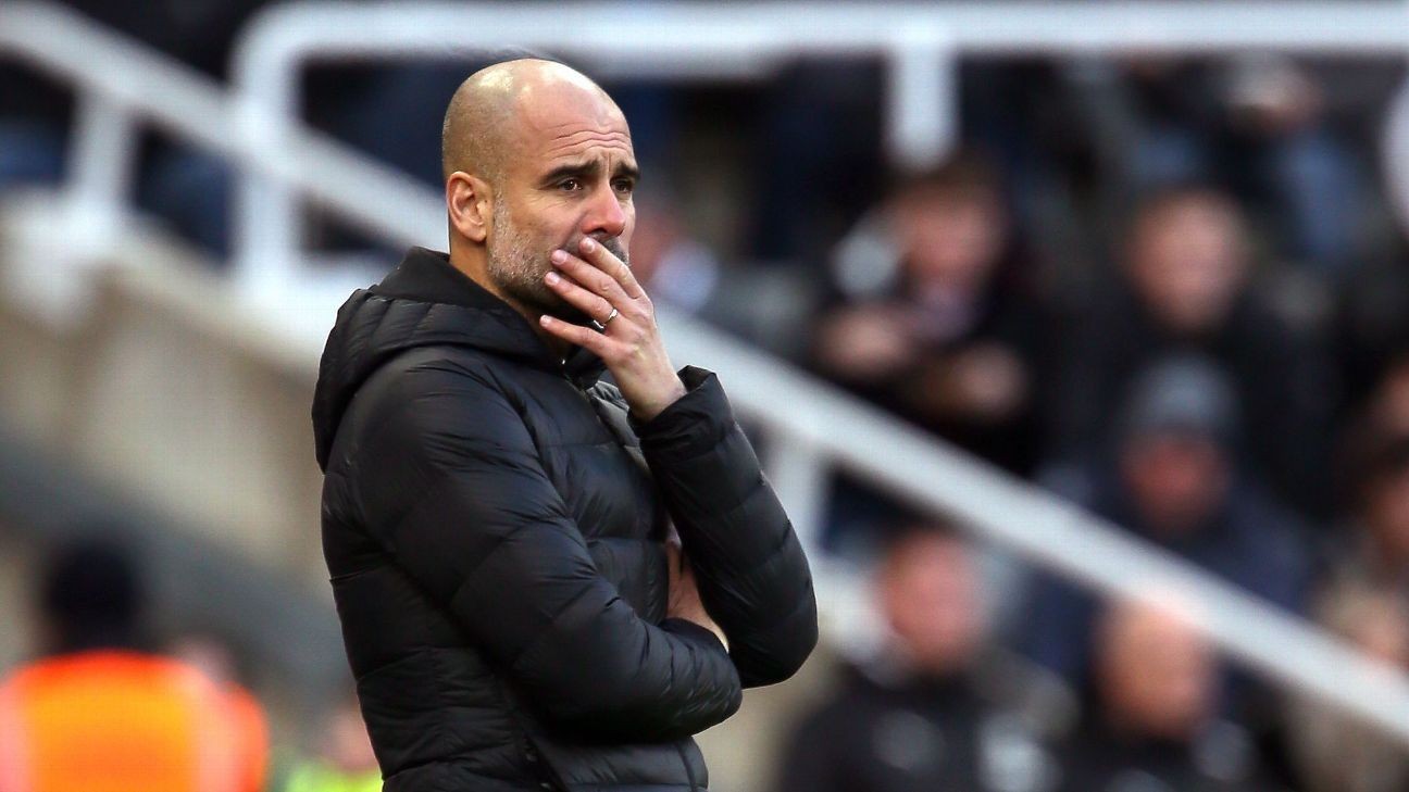 Late Jonjo Shelvey equaliser dents Man City title chances