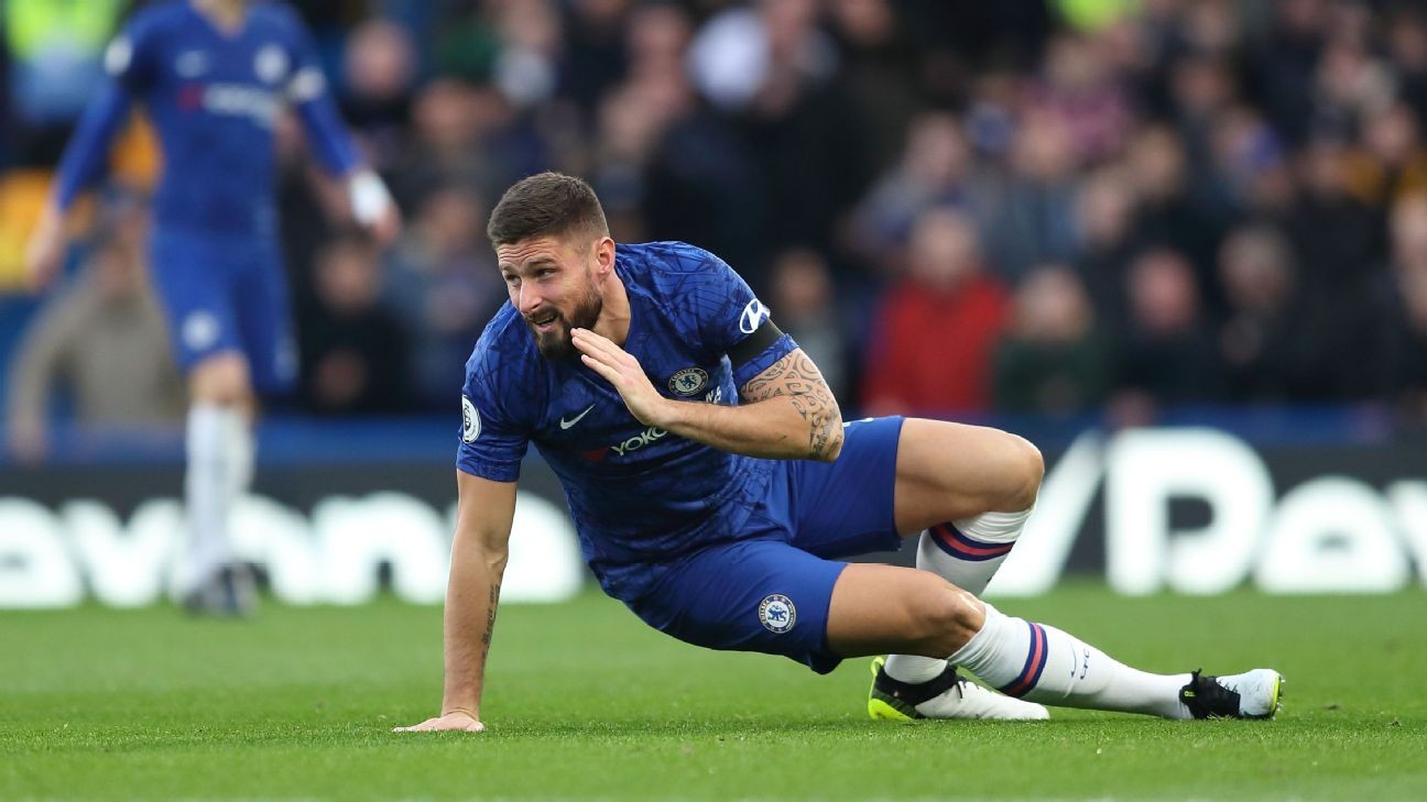 Pedro 5/10, Giroud 6/10 as Chelsea drop second straight
