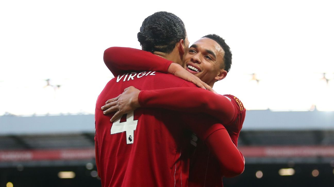 Van Dijk, Alexander-Arnold superb as Liverpool go 11 clear in table