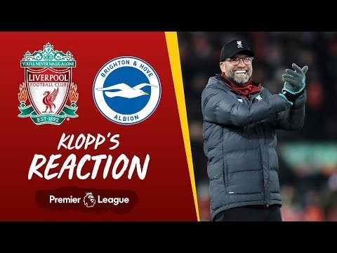 Klopp's Reaction: I'm proud of the desire the boys showed | Liverpool v Brighton
