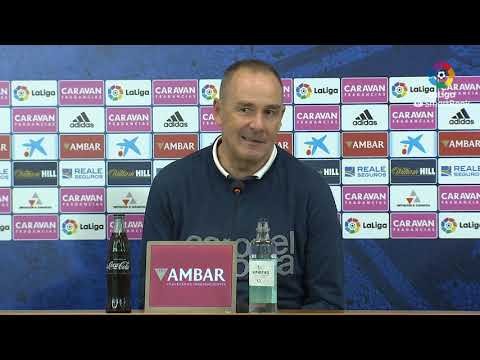 Rueda de prensa de  Víctor Fernández tras el Real Zaragoza vs Girona FC (3-3)