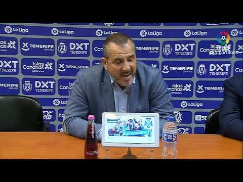 Rueda de prensa de  Sesé Rivero tras el CD Tenerife vs UD Almería (1-3)